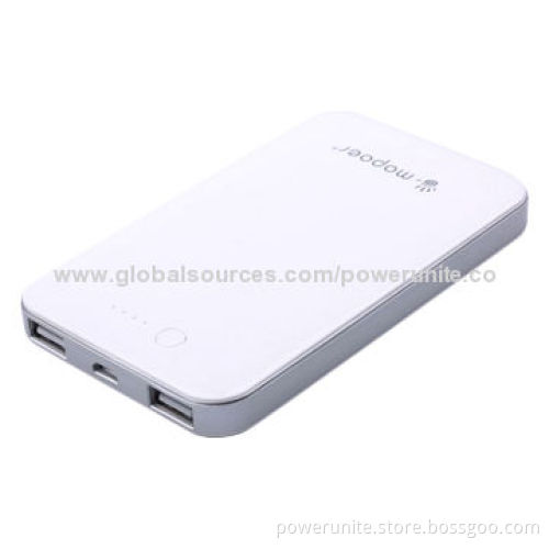 External Battery with 8,000mAh High-capacity, Li-polymer Battery Charge for All Mobile Phones